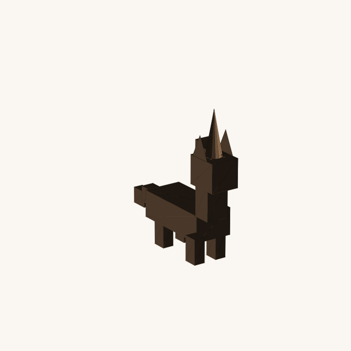 Unicorn Figurine — Geometric Edition